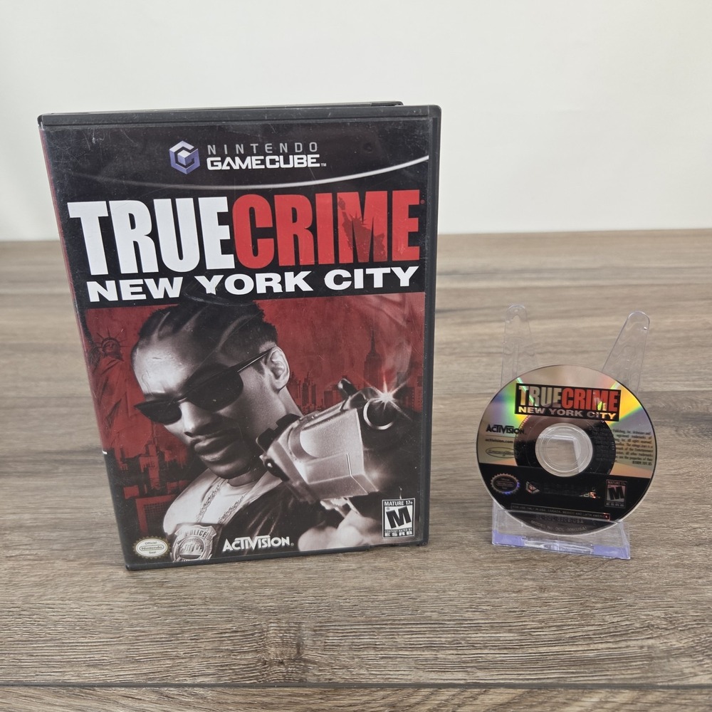 True Crime: New York City (Nintendo GameCube, 2005) No Manual Tested Working